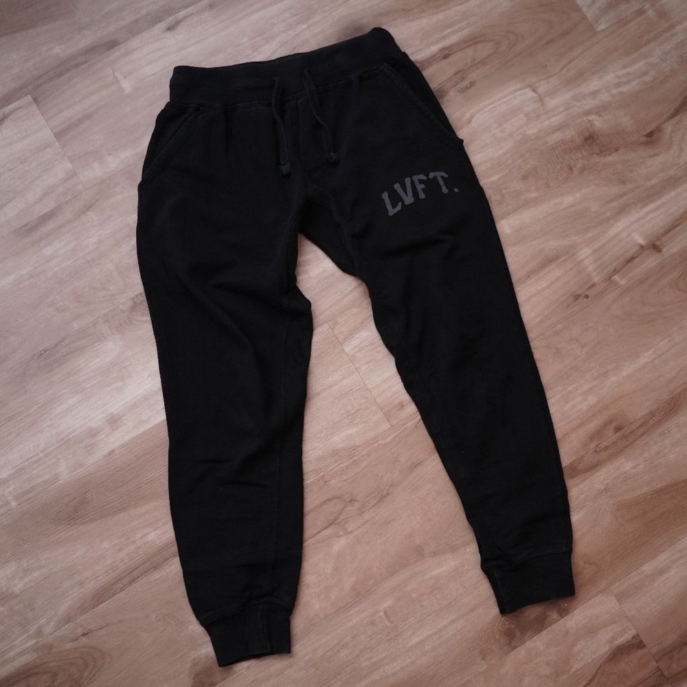Black-Faded LVFT Joggers